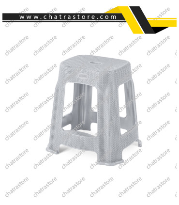 چهارپایه حصیری پولاد - متوسط پله دار