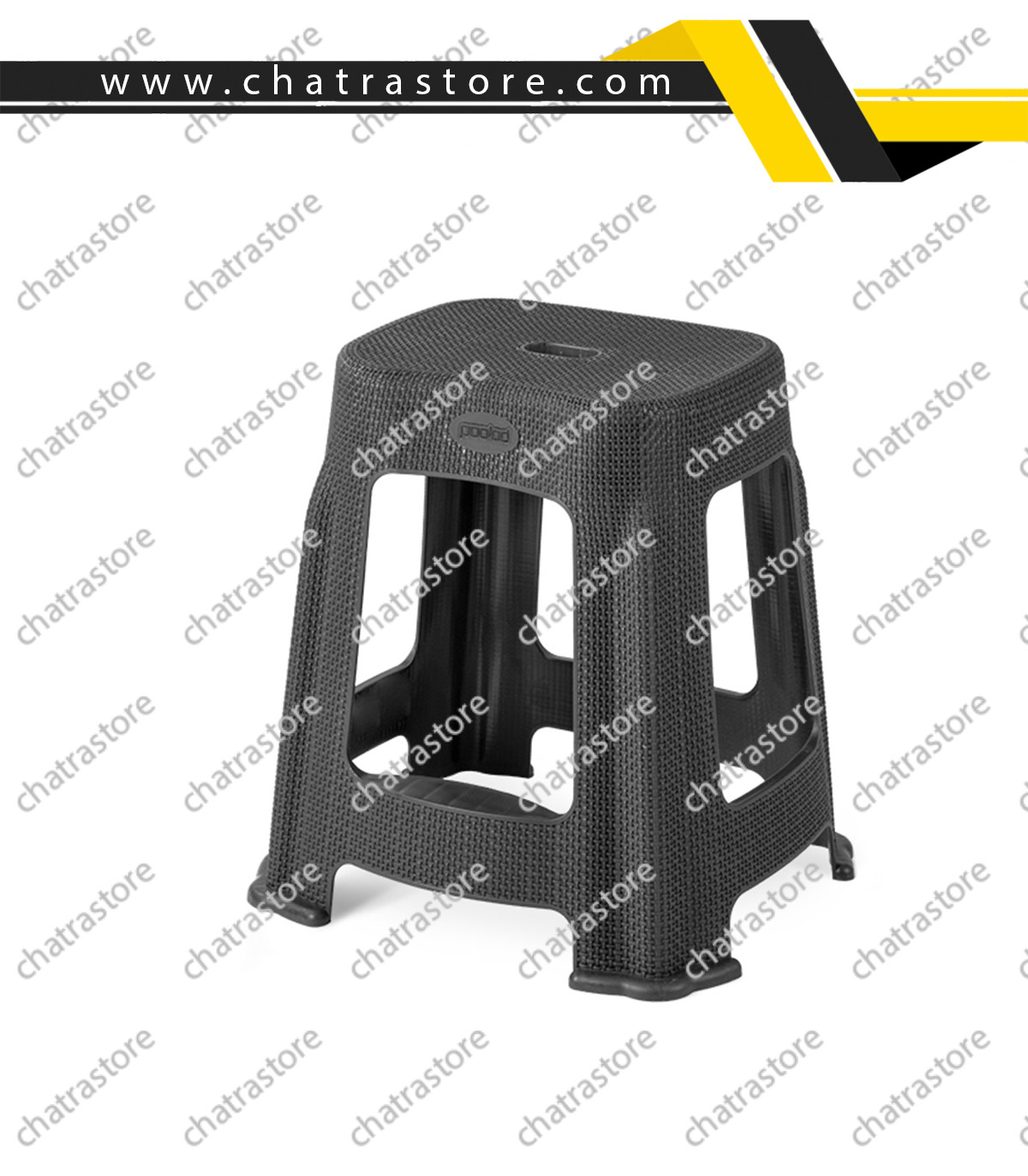 چهارپایه حصیری پولاد - متوسط پله دار