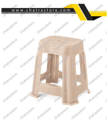 چهارپایه حصیری پولاد - متوسط پله دار