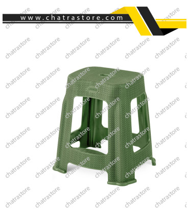 چهارپایه حصیری پولاد - متوسط پله دار