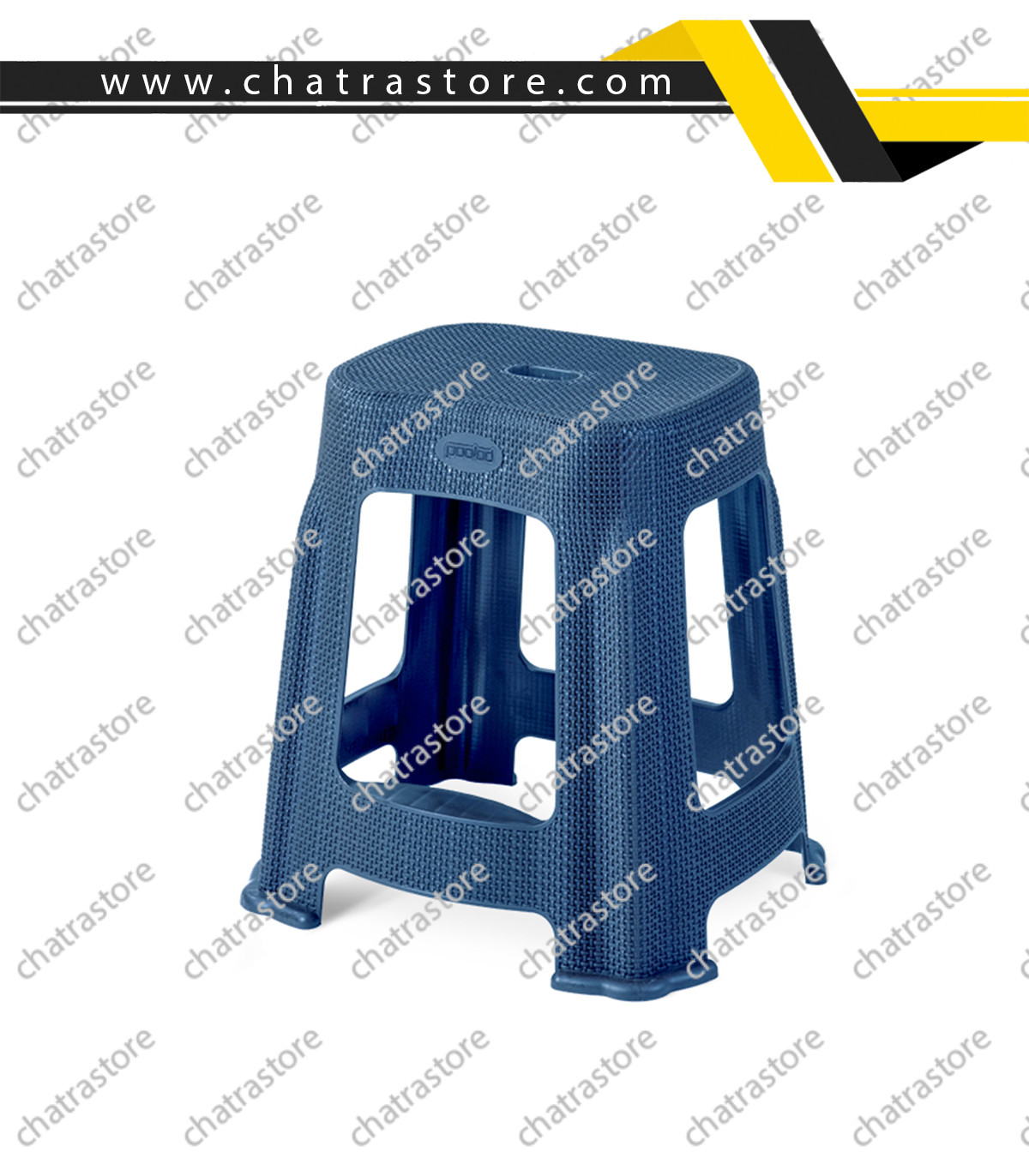 چهارپایه حصیری پولاد - متوسط پله دار