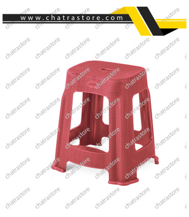 چهارپایه حصیری پولاد - متوسط پله دار