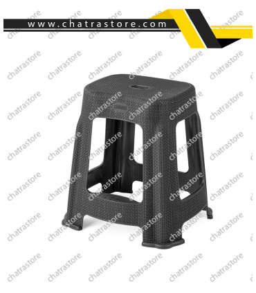 چهارپایه حصیری متوسط پله دار پولاد (بسته 6عددی)