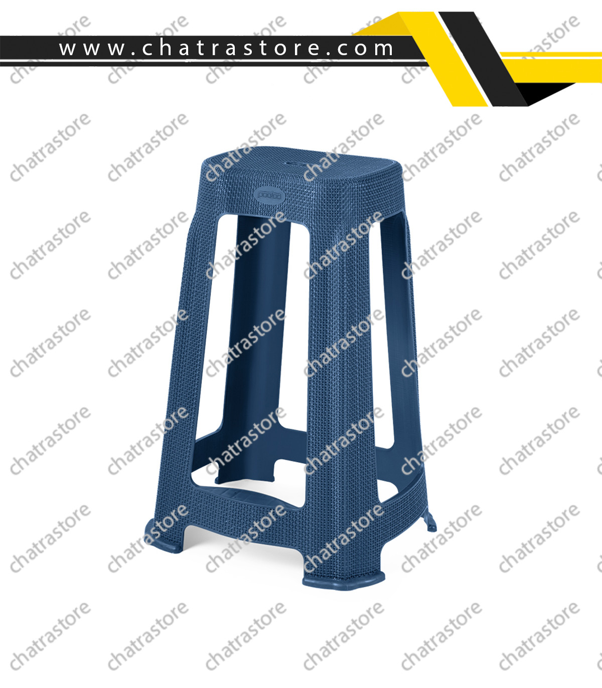 چهارپایه حصیری پولاد - بلند پله دار