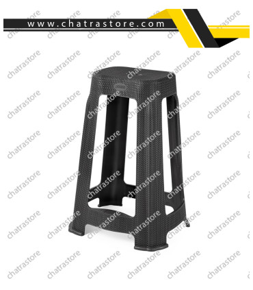 چهارپایه بلند پله دار حصیری پولاد(بسته 6عددی)