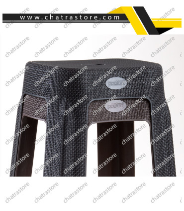 چهارپایه بلند پله دار حصیری پولاد(بسته 6عددی)