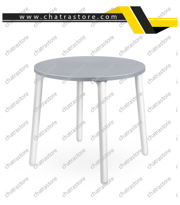 میز گرد پلیمری پولاد مدل لیرا