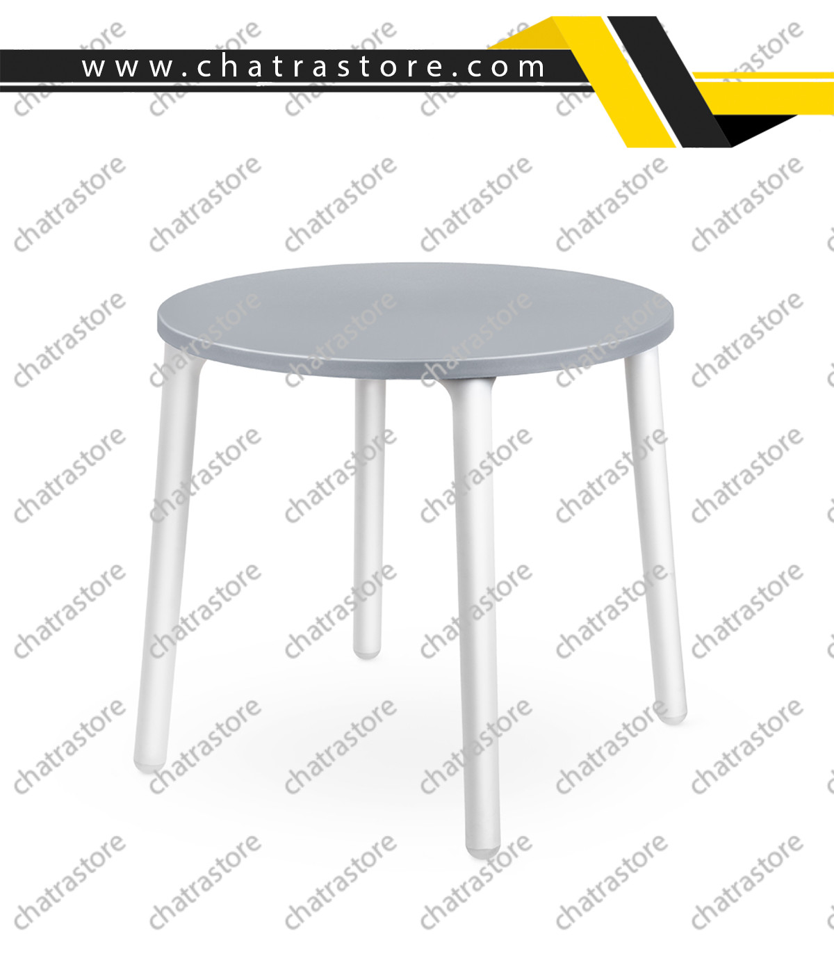 میز گرد پلیمری پولاد مدل لیرا