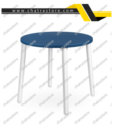 میز گرد پلیمری پولاد مدل لیرا