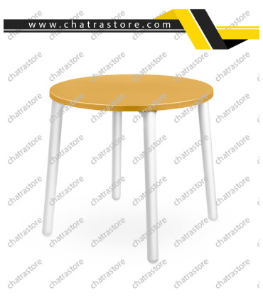 میز گرد پلیمری پولاد مدل لیرا