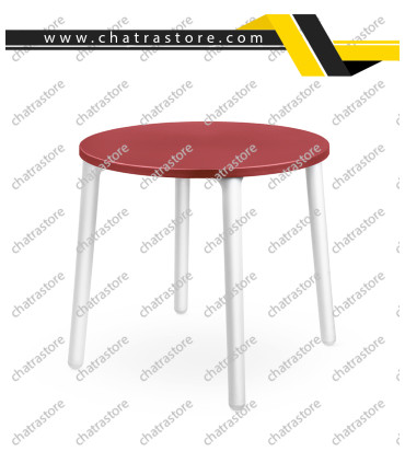 میز گرد پلیمری پولاد مدل لیرا