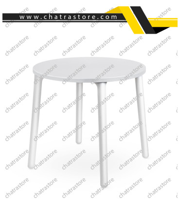 میز گرد پلیمری پولاد مدل لیرا