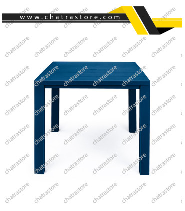 میز مربع پلیمری پولاد مدل جاسمین 4 نفره