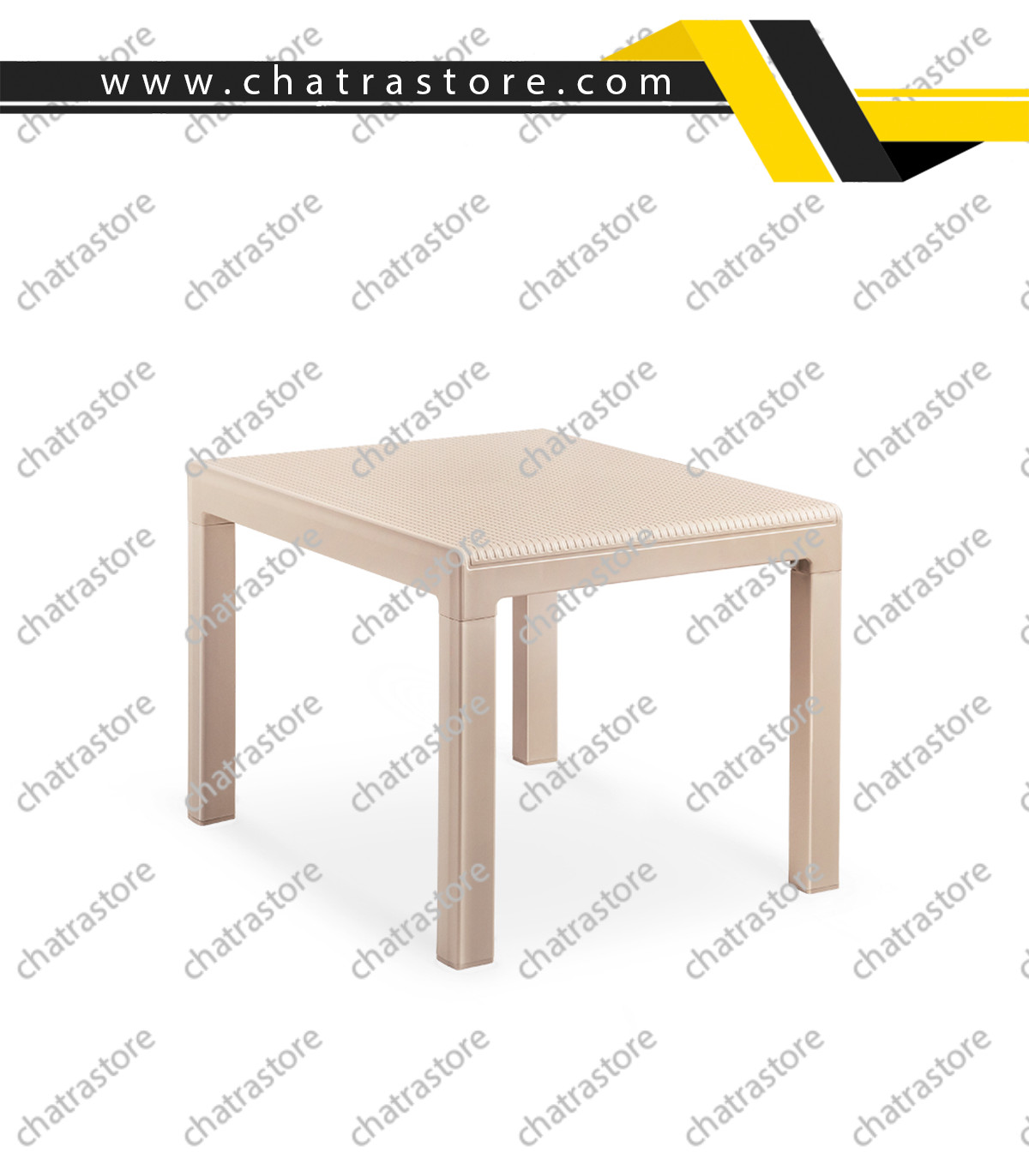 میز عسلی پلیمری پولاد مدل پالما