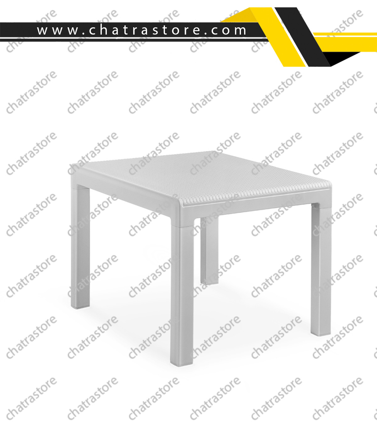 میز عسلی پلیمری پولاد مدل پالما