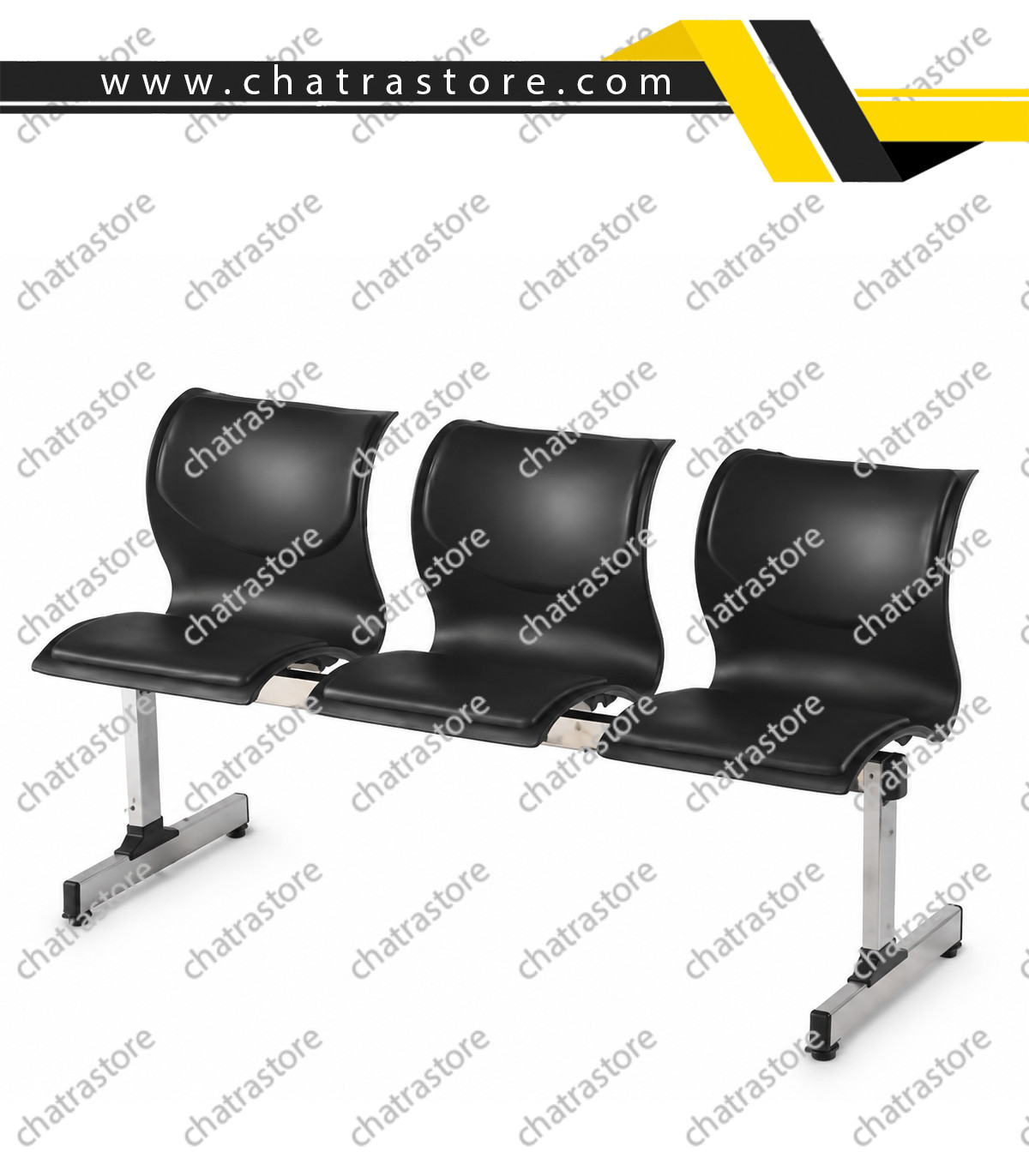 نیمکت انتظار سه نفره پروفیلی مدل آفیس برند H&D