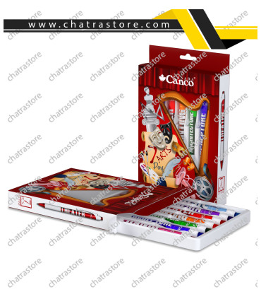 پک کادوئی خودکار canco مدل هفت هنر نوک 0.7 - بسته 7 عددی