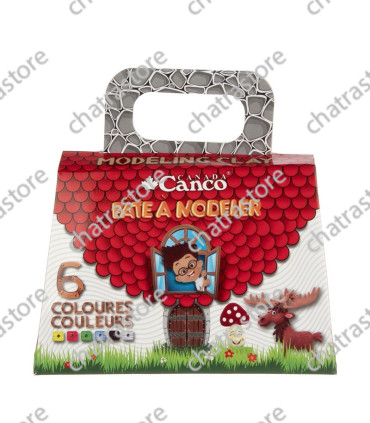 خمیر بازی کنکو CANCO کیف و کلبه - 6 رنگ