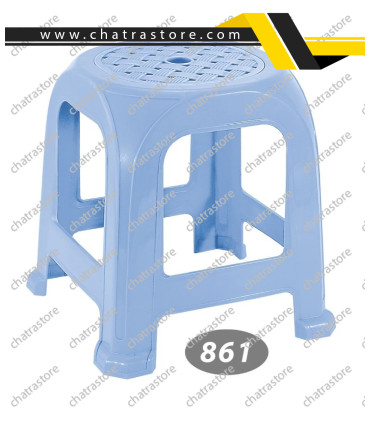چهارپایه پلاستیکی حصیری متوسط برند ناصر مدل پافیلی کد 861