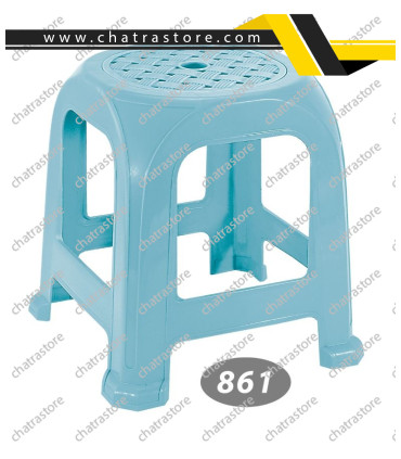 چهارپایه پلاستیکی حصیری متوسط برند ناصر مدل پافیلی کد 861