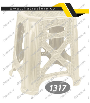 چهارپایه پلاستیکی بلند  برند ناصر مدل گلدیس کد 1317