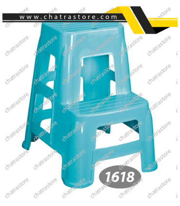 چهارپایه پلاستیکی کوتاه دوپله