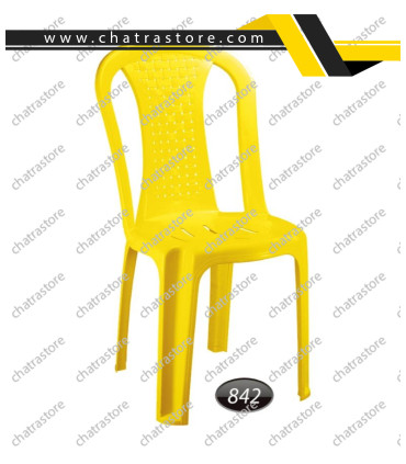 صندلی پلاستیکی برند ناصر مدل بدون دسته حصیری کد 842