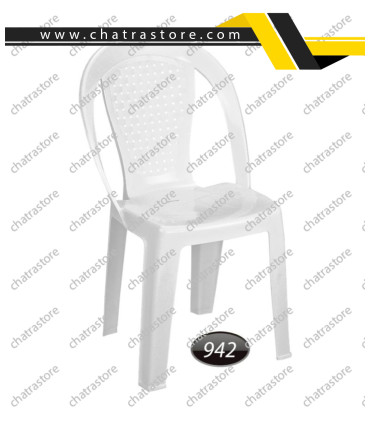 صندلی پلاستیکی برند ناصر مدل بدون دسته حصیری کد 942