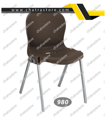 صندلی پلاستیکی ناصر - پایه فلزی کد 980