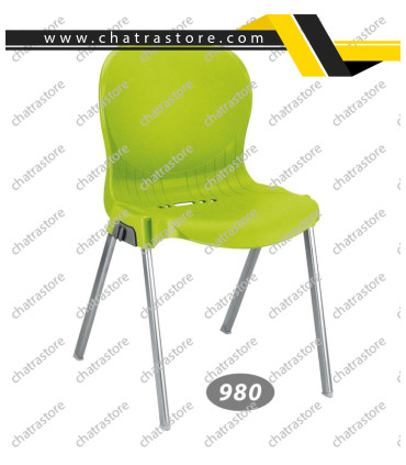 صندلی پلاستیکی ناصر - پایه فلزی کد 980