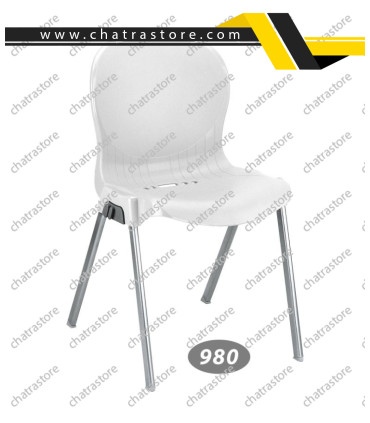 صندلی پلاستیکی ناصر - پایه فلزی کد 980