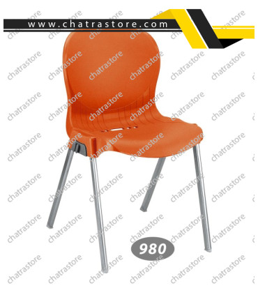 صندلی پلاستیکی ناصر - پایه فلزی کد 980