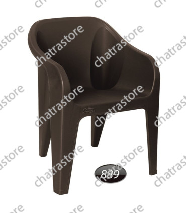 صندلی پلاستیکی دسته دار برند ناصر کد 889