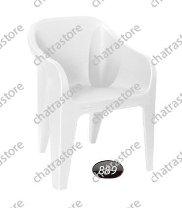 صندلی پلاستیکی دسته دار برند ناصر کد 889