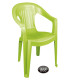 صندلی پلاستیکی دسته دار بزرگ برند ناصر کد 868