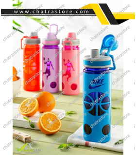 قمقمه اسپرت بستکبالی مدل دردار پیچی