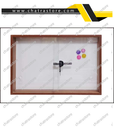 تابلو اعلانات ساده زهوار ضخيم ابعاد 60*40