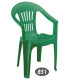 صندلی پلاستیکی دسته دار برند ناصر مدل کمربنددار کد 851