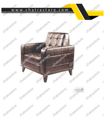 مبل کلاسیک آفو مدل N501  چرم تک نفره