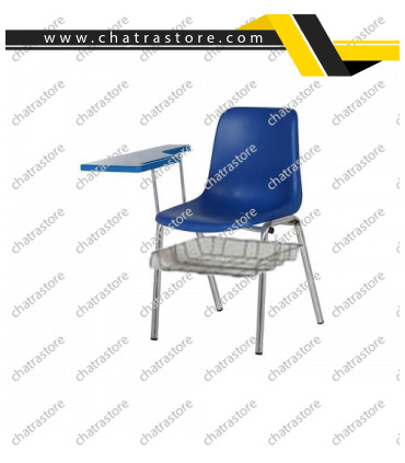 صندلی دسته دار تحصیلی تکنفره لوله ای مدل صدفی دو تکه برند NOVA با دسته