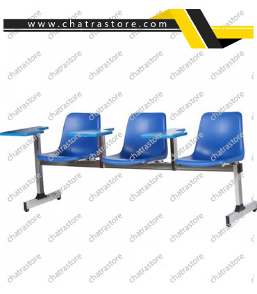 صندلی دسته دار تحصیلی تکنفره لوله ای مدل صدفی دو تکه برند NOVA با دسته