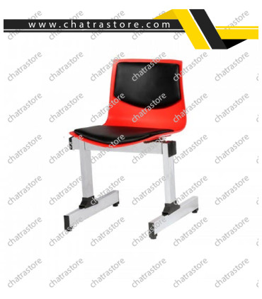 صندلی دسته دار تحصیلی تکنفره لوله ای مدل صدفی دو تکه برند NOVA با دسته