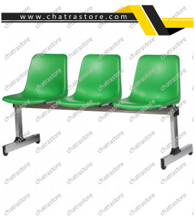 صندلی دسته دار تحصیلی تکنفره لوله ای مدل صدفی دو تکه برند NOVA با دسته