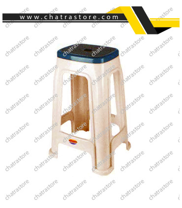 چهارپایه بلند دورنگ برند ناصر کد 1418