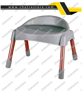 چهارپایه پشتی دار پایه فلزی کوتاه برند ناصر کد 662