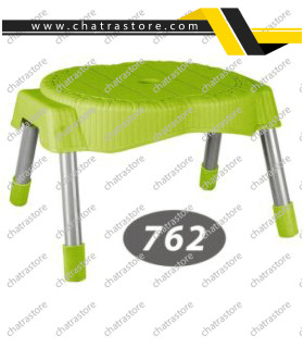 چهارپایه حصیرباف پایه فلزی کوتاه کد 762