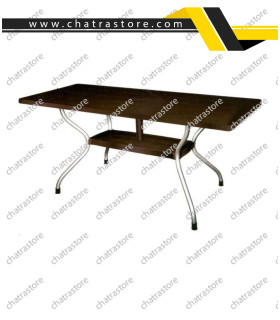 میز مستطیل پایه فلزی 8 نفره برند ناصر پلاستیک کد 920