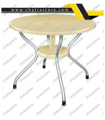 میز گرد پایه فلزی برند ناصر پلاستیک کد 922