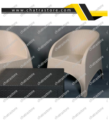 مبل حصیر بافت پلاستیکی