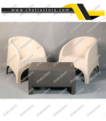 مبل حصیر بافت پلاستیکی برند ناصر پلاستیک کد 890